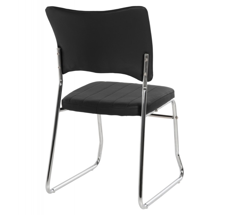 ΚΑΡΕΚΛΑ QUENTI HM1071.01 ΜΑΥΡΗ 47x54x84 εκ.