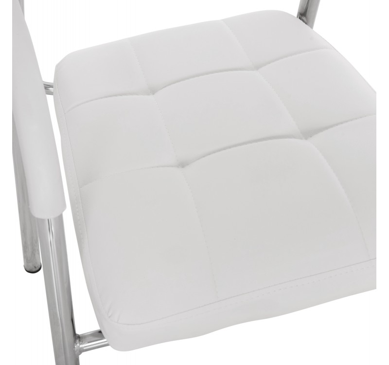 ΚΑΡΕΚΛΑ ΓΡΑΦΕΙΟΥ ΕΠΙΣΚΕΠΤΟΥ OBERON HM1018.02 ΑΣΠΡΟ PU 51x52x88Yεκ.