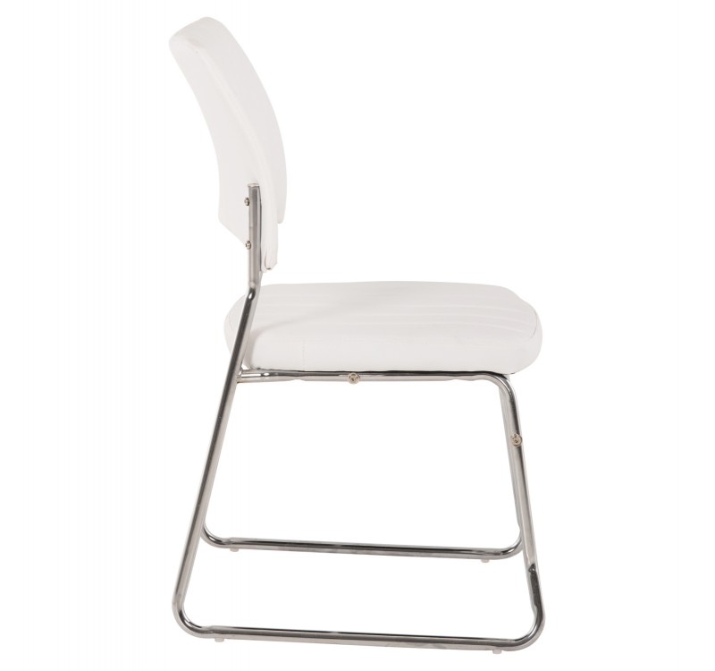 ΚΑΡΕΚΛΑ QUENTI HM1071.02 ΛΕΥΚΗ 52x60x85 εκ.