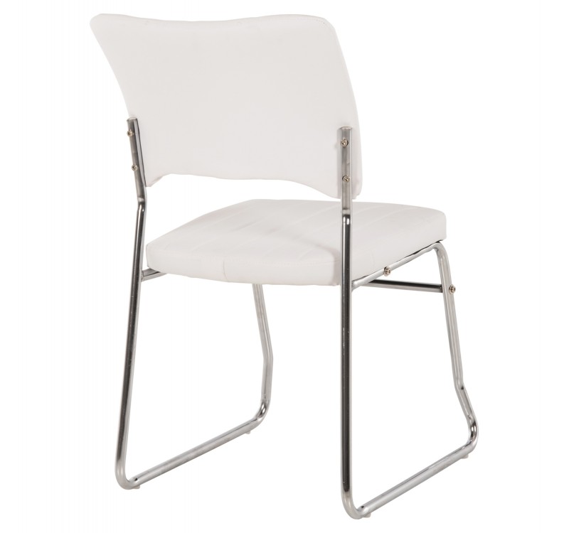 ΚΑΡΕΚΛΑ QUENTI HM1071.02 ΛΕΥΚΗ 52x60x85 εκ.