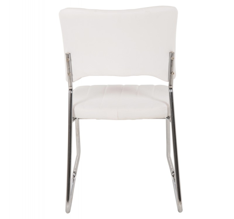 ΚΑΡΕΚΛΑ QUENTI HM1071.02 ΛΕΥΚΗ 52x60x85 εκ.