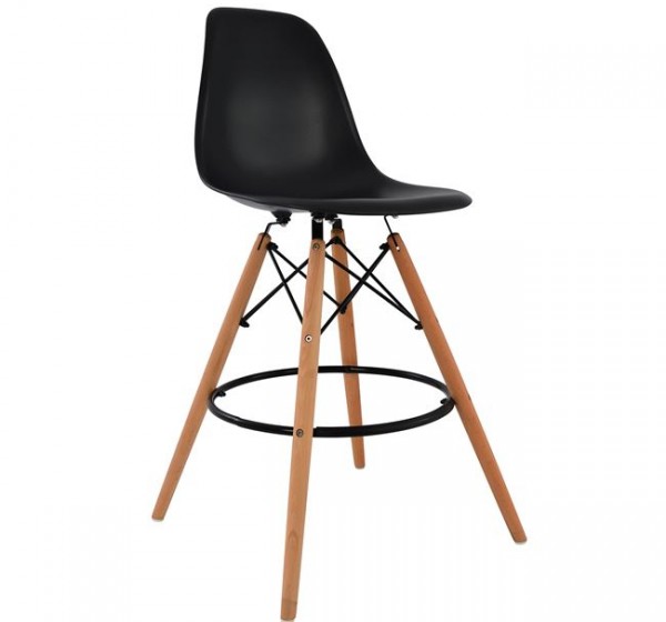 ΣΚΑΜΠΟ ΜΠΑΡ RENATA HM0173.02 ΜΑΥΡΟ 47x50x108Υ εκ.