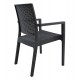 ΠΟΛΥΘΡΟΝΑ ΠΟΛΥΠΡΟΠΥΛΕΝΙΟΥ ΒΑΡΕΩΣ ΤΥΠΟΥ KAGANU DARK GREY HM5134.01 57x55,5x89 εκ.