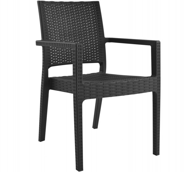 ΠΟΛΥΘΡΟΝΑ ΠΟΛΥΠΡΟΠΥΛΕΝΙΟΥ ΒΑΡΕΩΣ ΤΥΠΟΥ KAGANU DARK GREY HM5134.01 57x55,5x89 εκ.