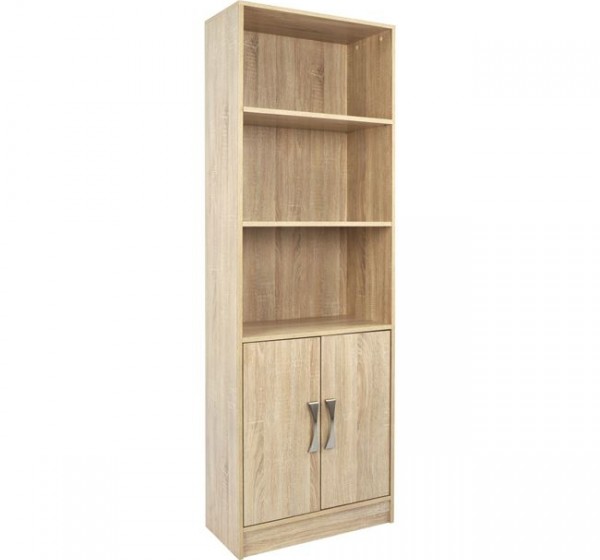 ΒΙΒΛΙΟΘΗΚΗ ΜΕΛΑΜΙΝΗΣ ENSLEY HM2027.03 SONAMA ΜΕ ΧΕΡΟΥΛΙ 60x30x180εκ