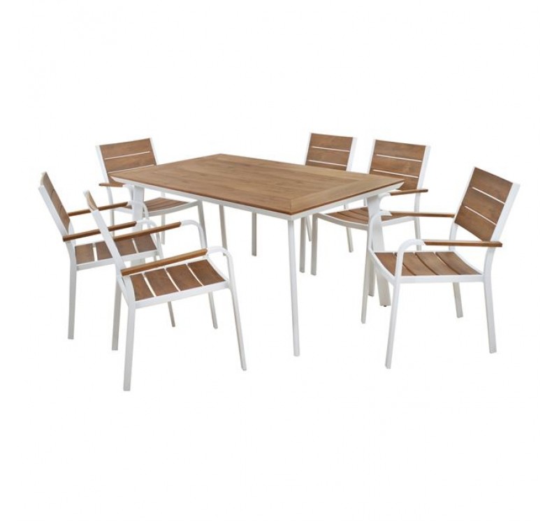 ΣΕΤ ΤΡΑΠΕΖΑΡΙΑΣ 7ΤΜΧ ΣΕ ΛΕΥΚΟ ΧΡΩΜΑ HM5240.01