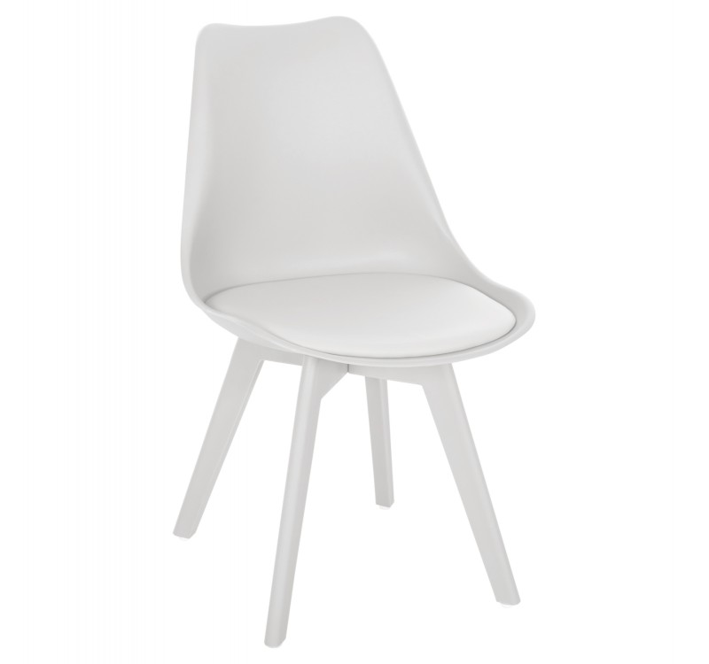 ΚΑΡΕΚΛΑ VEGAS HM0033.31 ΜΕ ΠΟΔΙ ΠΟΛΥΠΡΟΠΥΛΕΝΙΟΥ-PU- ΛΕΥΚΗ 47,5x55x82 εκ.