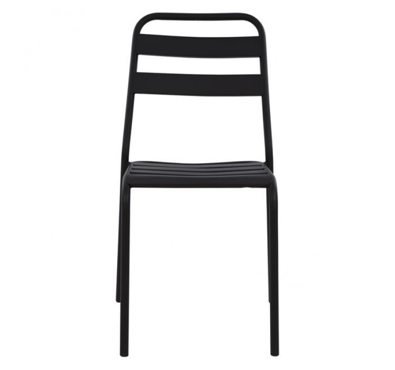 ΚΑΡΕΚΛΑ ΜΕΤΑΛΛΙΚΗ ΜΑΥΡΗ JASON HM5177.01 43x50x86cm