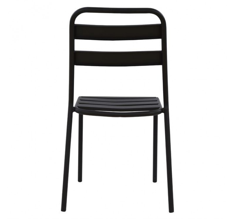 ΚΑΡΕΚΛΑ ΜΕΤΑΛΛΙΚΗ ΜΑΥΡΗ JASON HM5177.01 43x50x86cm