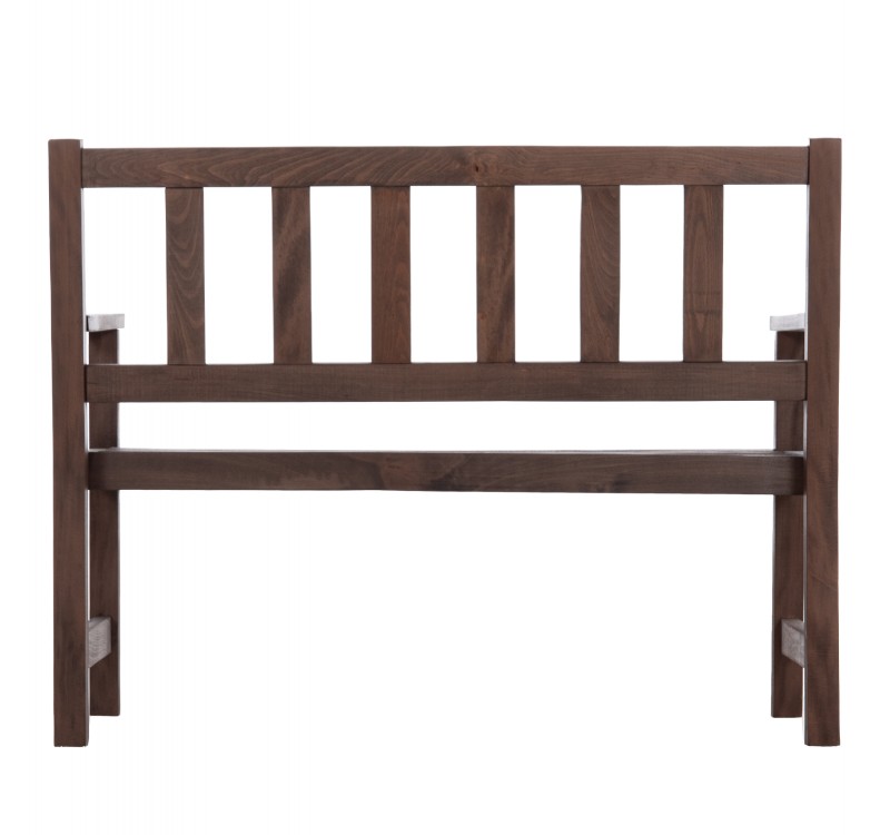 ΠΑΓΚΑΚΙ ΞΥΛΙΝΟ ΝΑΞΟΣ 2ΘΕΣΙΟ ΑΠΟ ΜΑΣΙΦ ΟΞΙΑ ΕΜΠΟΤΙΣΜΟΥ ΚΑΡΥΔΙ 110x68x84Υεκ.HM5407