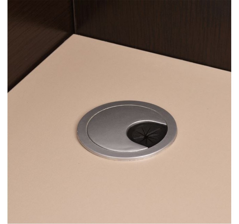 ΓΡΑΦΕΙΟ ΥΠΟΔΟΧΗΣ DALTON HM2068.01 ΜΕΛΑΜΙΝΗ ΣΕ WENGE-ΜΠΕΖ 240x80x106Υεκ.