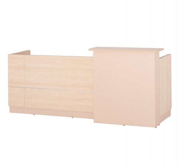 ΓΡΑΦΕΙΟ ΥΠΟΔΟΧΗΣ DALTON HM2068.02 ΜΕΛΑΜΙΝΗ ΣΕ SONAMA-ΜΠΕΖ 240x80x106Υεκ.