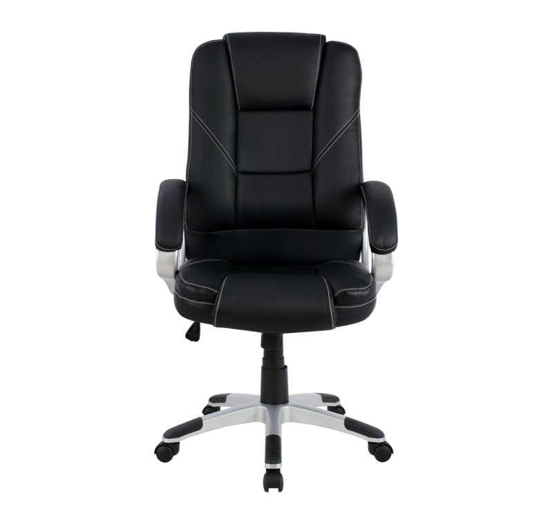 ΚΑΡΕΚΛΑ ΓΡΑΦΕΙΟΥ JAYA ΔΙΕΥΘΥΝΤΙΚΗ HM1091.01 ΜΑΥΡΗ 62x60x120cm