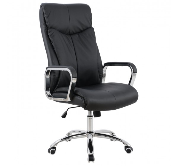 ΚΑΡΕΚΛΑ ΓΡΑΦΕΙΟΥ SHASHI HM1093.01 ΜΑΥΡΟ PU 63x80x118-126Υ