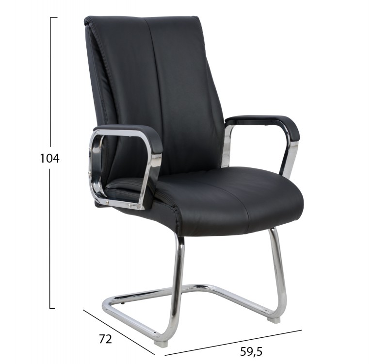 ΠΟΛΥΘΡΟΝΑ ΣΥΝΕΡΓΑΣΙΑΣ SHASHI HM1094.01 ΜΑΥΡΗ 59,5x72x104Υεκ.