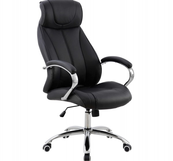 ΚΑΡΕΚΛΑ ΓΡΑΦΕΙΟΥ XAVIERE HM1096.01 ΜΑΥΡΗ 64x83x126cm