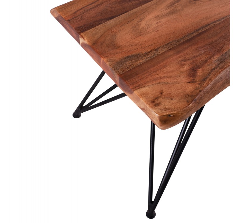 ΠΑΓΚΑΚΙ RIO 4εκ.ΠΑΧΟΣ ΑΠΟ ΜΑΣΙΦ ΞΥΛΟ ΑΚΑΚΙΑΣ ΦΥΣΙΚΟ 178Χ42Χ45Υεκ.HM8182