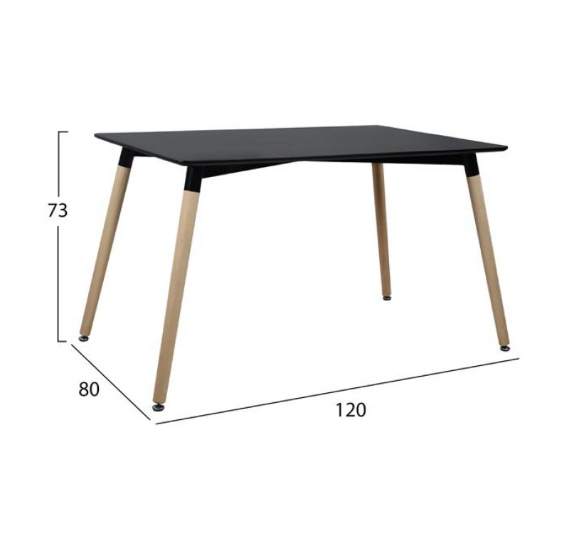 ΣΕΤ ΤΡΑΠΕΖΑΡΙΑΣ 5ΤΜΧ ΜΕ ΤΡΑΠΕΖΙ ΚΑΙ 4 ΚΑΡΕΚΛΕΣ HM10224 120x80x73 cm