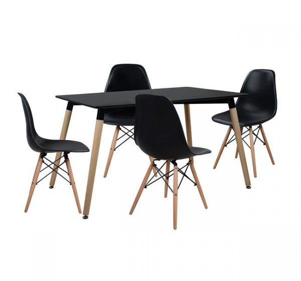 ΣΕΤ ΤΡΑΠΕΖΑΡΙΑΣ 5ΤΜΧ ΜΕ ΤΡΑΠΕΖΙ ΚΑΙ 4 ΚΑΡΕΚΛΕΣ HM10225 120x80x73 cm