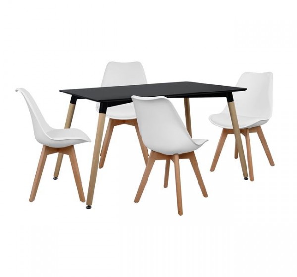 ΣΕΤ ΤΡΑΠΕΖΑΡΙΑΣ 5ΤΜΧ ΜΕ ΤΡΑΠΕΖΙ ΚΑΙ 4 ΚΑΡΕΚΛΕΣ HM10230 120x80x73 cm