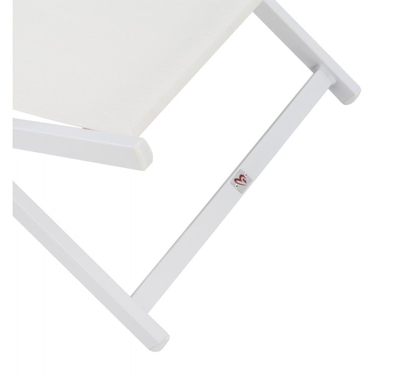 ΣΕΖΛΟΝΓΚ ΕΠΑΓΓΕΛΜΑΤΙΚΗ KEA HM5076.04 ΑΛΟΥΜΙΝΙΟ & TEXTILENE ΛΕΥΚΟ 59,5x102,5x94Υεκ