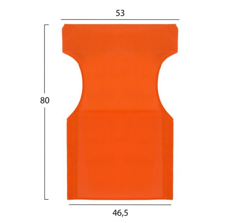 ΜΑΞΙΛΑΡΙ TEXTILENE 600gr/m2 2X1 ΠΟΡΤΟΚΑΛΙ ΓΙΑ ΠΟΛΥΘΡΟΝΑ ΣΚΗΝ. HM5272.02 46.5Χ53Χ80Υεκ.