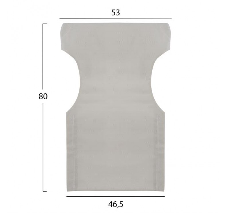 ΜΑΞΙΛΑΡΙ TEXTILENE 600gr/m2 2X1 ΕΚΡΟΥ ΓΙΑ ΠΟΛΥΘΡΟΝΑ ΣΚΗΝΟΘΕΤΗ HM5272.60 46.5Χ53Χ80Υεκ.