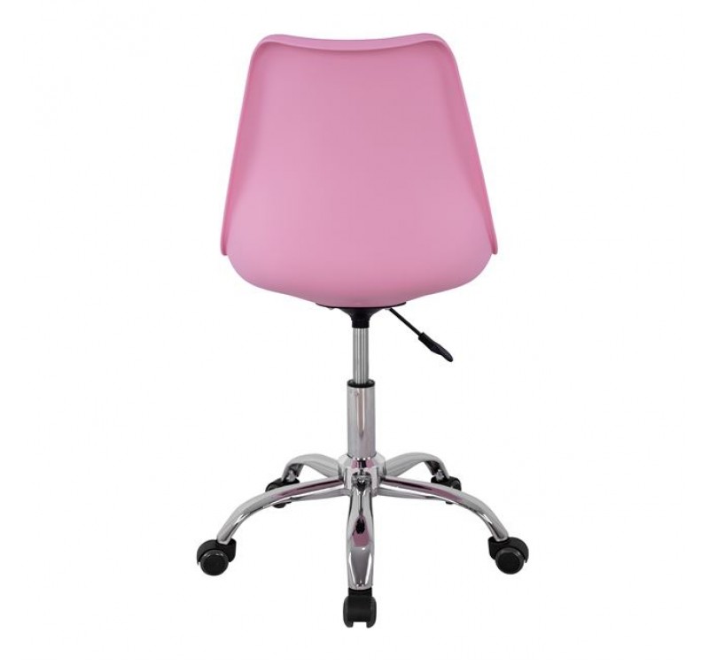 ΚΑΡΕΚΛΑ ΓΡΑΦΕΙΟΥ VEGAS HM1052.05 ΡΟΖ 48x56x95 cm