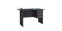 ΓΡΑΦΕΙΟ ΜΕ 3 ΣΥΡΤΑΡΙΑ HAYDEN HM2268.01 ΜΕΛΑΜΙΝΗ ΣΕ ΑΝΘΡΑΚΙ ΧΡΩΜΑ 120x60x75Υεκ
