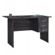ΓΡΑΦΕΙΟ ΜΕ 3 ΣΥΡΤΑΡΙΑ HAYDEN HM2268.01 ΜΕΛΑΜΙΝΗ ΣΕ ΑΝΘΡΑΚΙ ΧΡΩΜΑ 120x60x75Υεκ