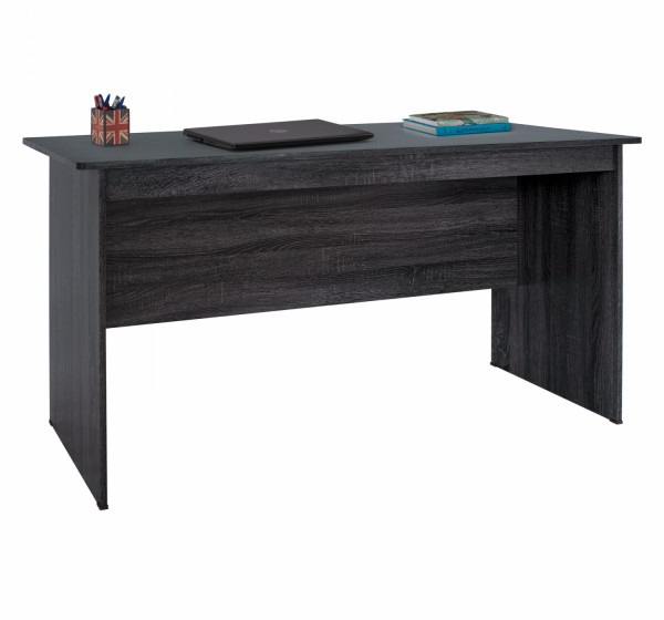 ΓΡΑΦΕΙΟ ΜΕΛΑΜΙΝΗΣ HAYDEN 150x71x74,5 HM2284.01 ΣΕ ΑΝΘΡΑΚΙ ΧΡΩΜΑ