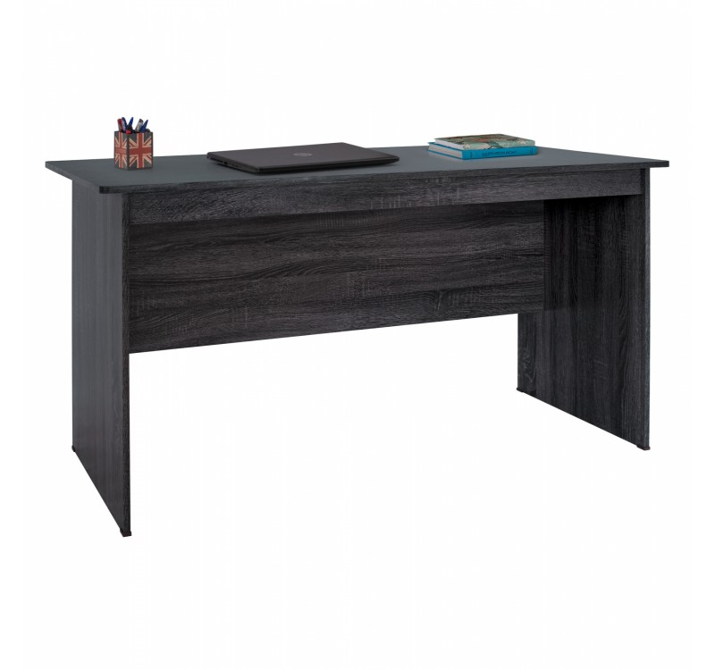 ΓΡΑΦΕΙΟ ΜΕΛΑΜΙΝΗΣ HAYDEN 150x71x74,5 HM2284.01 ΣΕ ΑΝΘΡΑΚΙ ΧΡΩΜΑ