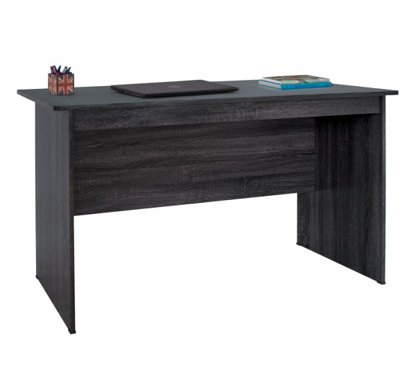 ΓΡΑΦΕΙΟ ΜΕΛΑΜΙΝΗΣ HAYDEN 120x71x74,5 HM2285.01 ΣΕ ΑΝΘΡΑΚΙ ΧΡΩΜΑ