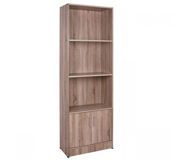 ΒΙΒΛΙΟΘΗΚΗ ΜΕΛΑΜΙΝΗΣ HAYDEN HM2269.02 ΣΕ ΧΡΩΜΑ SONAMA 60x30x174Υεκ.