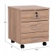 ΣΥΡΤΑΡΙΕΡΑ ΓΡΑΦΕΙΟΥ HAYDEN HM2282.02 ΣΕ SONAMA ΧΡΩΜΑ 39.5x40x46.5Υεκ