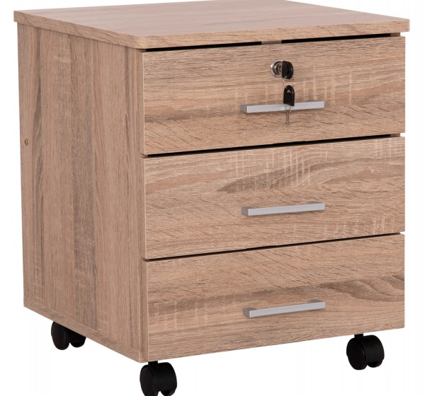 ΣΥΡΤΑΡΙΕΡΑ ΓΡΑΦΕΙΟΥ HAYDEN HM2282.02 ΣΕ SONAMA ΧΡΩΜΑ 39.5x40x46.5Υεκ