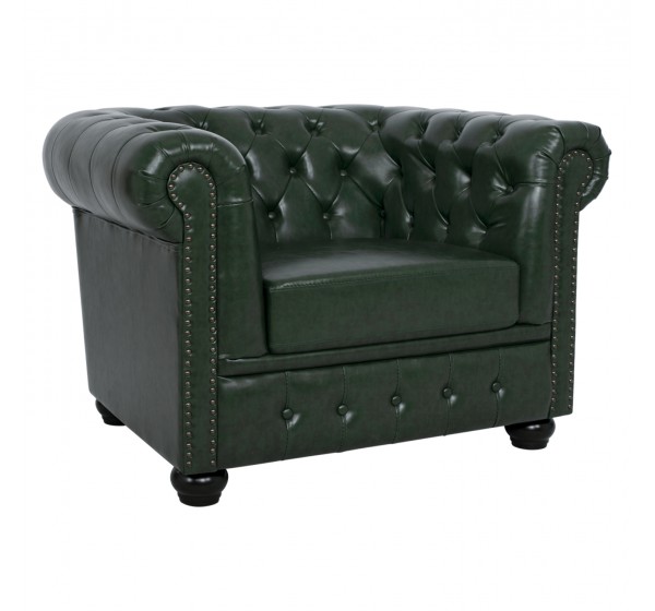 ΠΟΛΥΘΡΟΝΑ T.CHESTERFIELD POLINA HM3011.08 PU ΚΥΠΑΡΙΣΣΙ 106x87x70Y εκ.