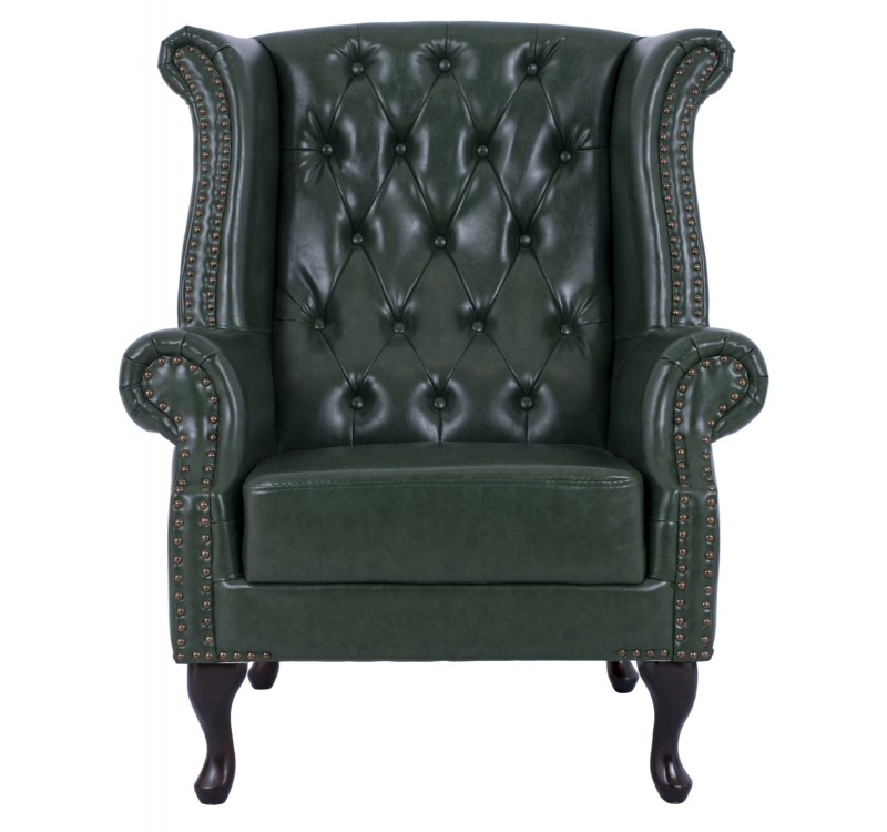 ΠΟΛΥΘΡΟΝΑ-ΜΠΕΡΖΕΡΑ T.CHESTERFIELD POLINA HM0053.08 PU ΚΥΠΑΡΙΣΣΙ 83x79x104 εκ