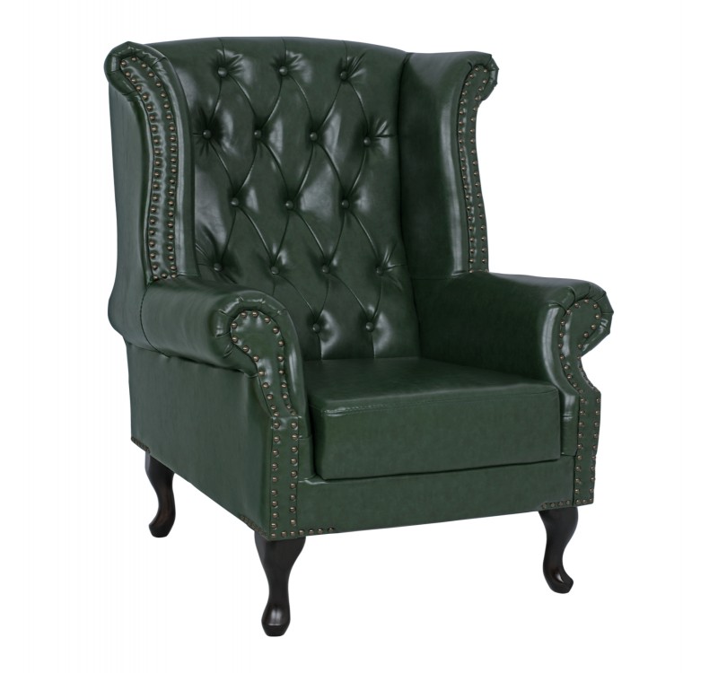 ΠΟΛΥΘΡΟΝΑ-ΜΠΕΡΖΕΡΑ T.CHESTERFIELD POLINA HM0053.08 PU ΚΥΠΑΡΙΣΣΙ 83x79x104 εκ