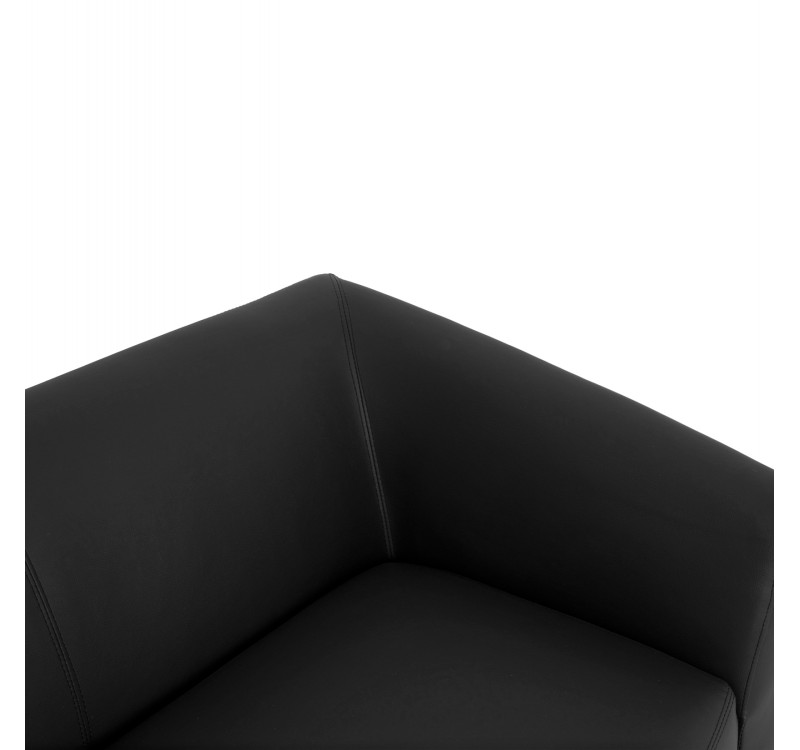 ΚΑΝΑΠΕΣ 3ΘΕΣΙΟΣ KIANA HM3122.31 ΜΕ ΜΑΥΡΟ PU 180x75x71 εκ.