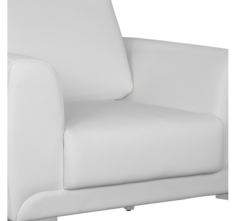 ΠΟΛΥΘΡΟΝΑ KENZIE HM3121.12 ΜΕ ΛΕΥΚΟ PU 89x81x81 εκ.