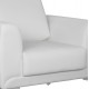 ΠΟΛΥΘΡΟΝΑ KENZIE HM3121.12 ΜΕ ΛΕΥΚΟ PU 89x81x81 εκ.