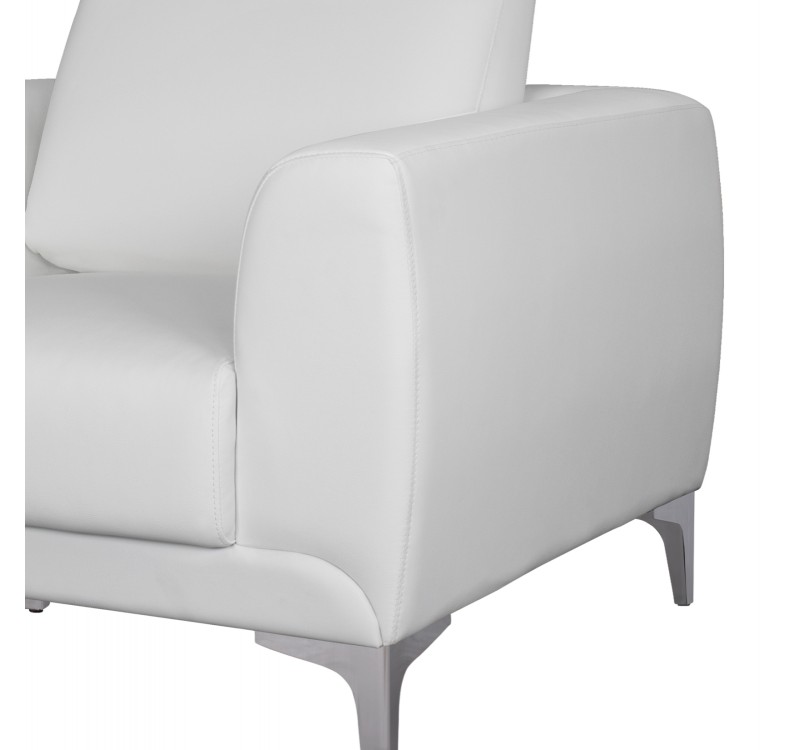 ΠΟΛΥΘΡΟΝΑ KENZIE HM3121.12 ΜΕ ΛΕΥΚΟ PU 89x81x81 εκ.