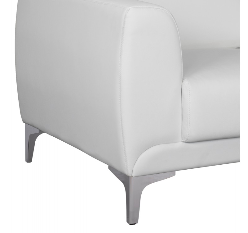 ΠΟΛΥΘΡΟΝΑ KENZIE HM3121.12 ΜΕ ΛΕΥΚΟ PU 89x81x81 εκ.