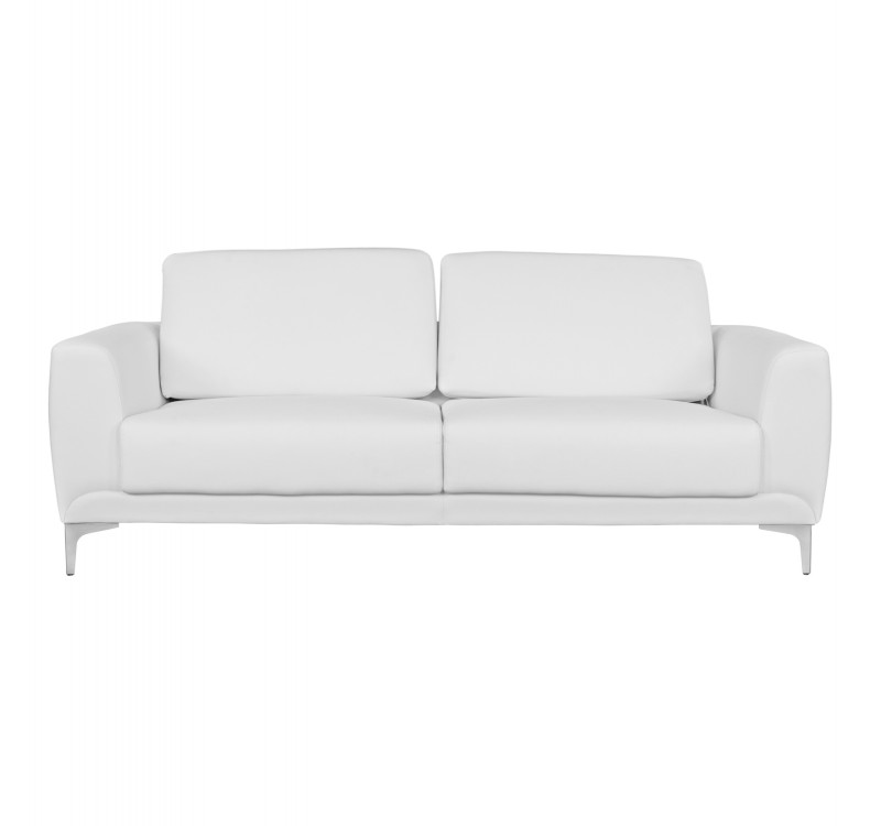 ΚΑΝΑΠΕΣ 3ΘΕΣΙΟΣ KENZIE HM3121.32 ΜΕ ΛΕΥΚΟ PU 190x81x81 εκ.