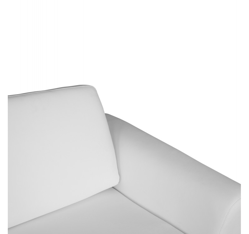 ΚΑΝΑΠΕΣ 3ΘΕΣΙΟΣ KENZIE HM3121.32 ΜΕ ΛΕΥΚΟ PU 190x81x81 εκ.