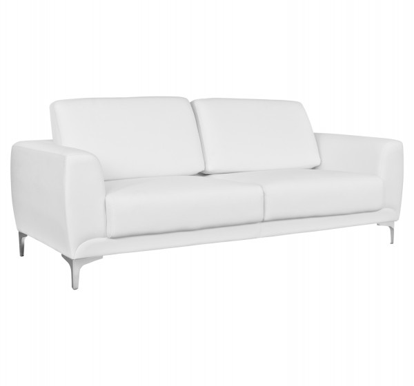 ΚΑΝΑΠΕΣ 3ΘΕΣΙΟΣ KENZIE HM3121.32 ΜΕ ΛΕΥΚΟ PU 190x81x81 εκ.