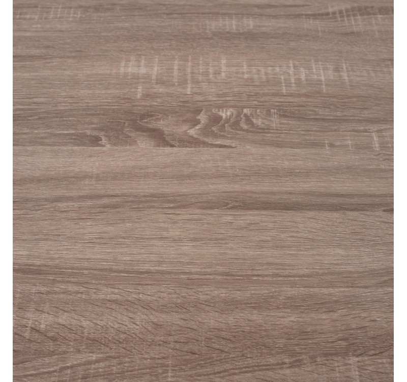 ΤΡΑΠΕΖΙ ΤΡΑΠΕΖΑΡΙΑΣ PANYA HM8332, 110X70Χ76 SONOMA, ΜΑΥΡΑ ΠΟΔΙΑ