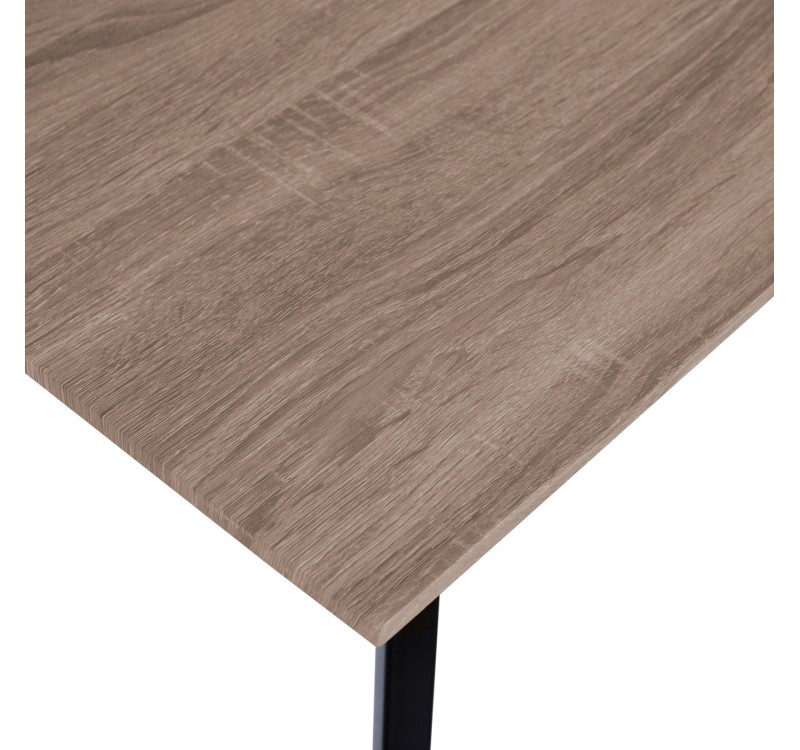 ΤΡΑΠΕΖΙ ΤΡΑΠΕΖΑΡΙΑΣ OFIRA 140X80 SONAMA ΜΕ ΜΑΥΡΑ ΠΟΔΙΑ HM8374