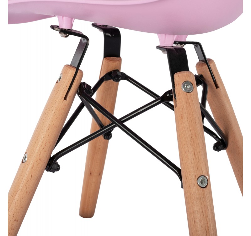 ΚΑΡΕΚΛΑ TWIST KID ΤΜΧ.HM8453.05 ΞΥΛΙΝΑ ΠΟΔΙΑ & ΚΑΘΙΣΜΑ ΡΟΖ PP 30,5Χ33Χ59 ΕΚ
